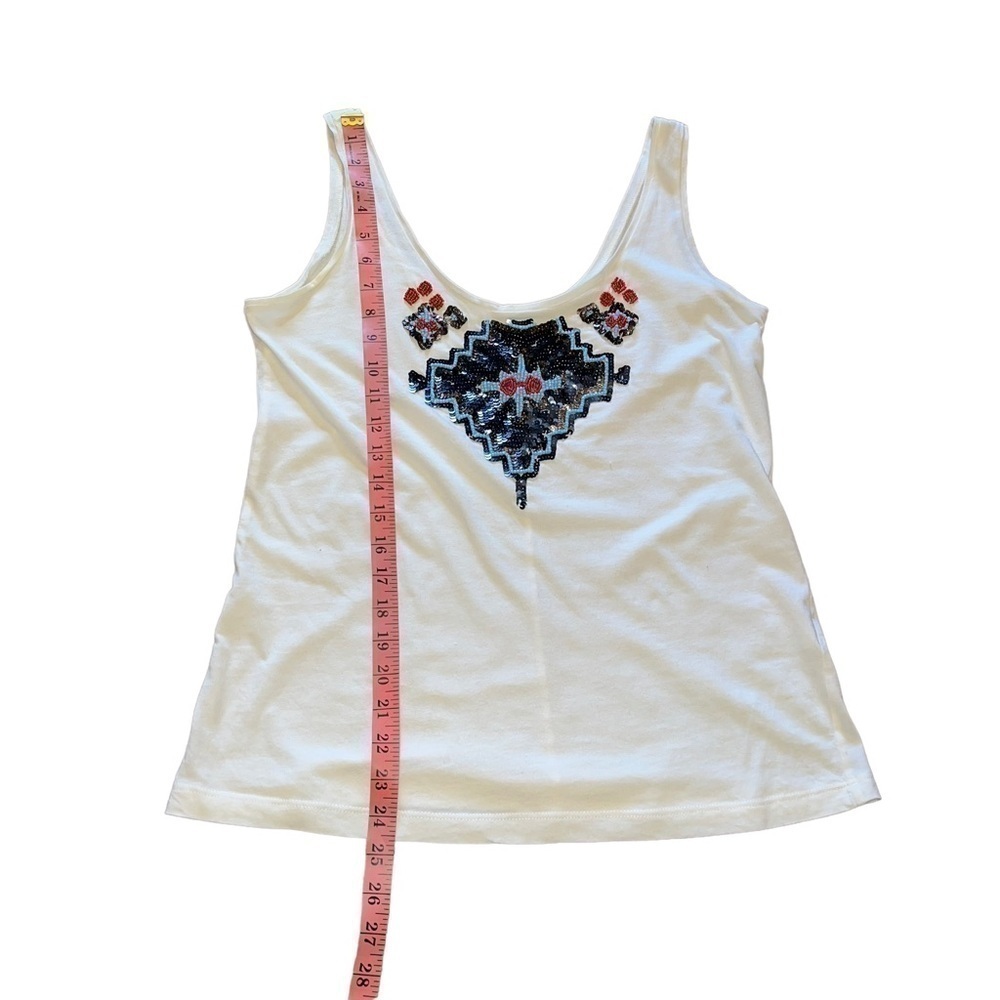 Zara Woman’s Trafaluc Beaded Tribal Tank Top - Picture 6 of 8